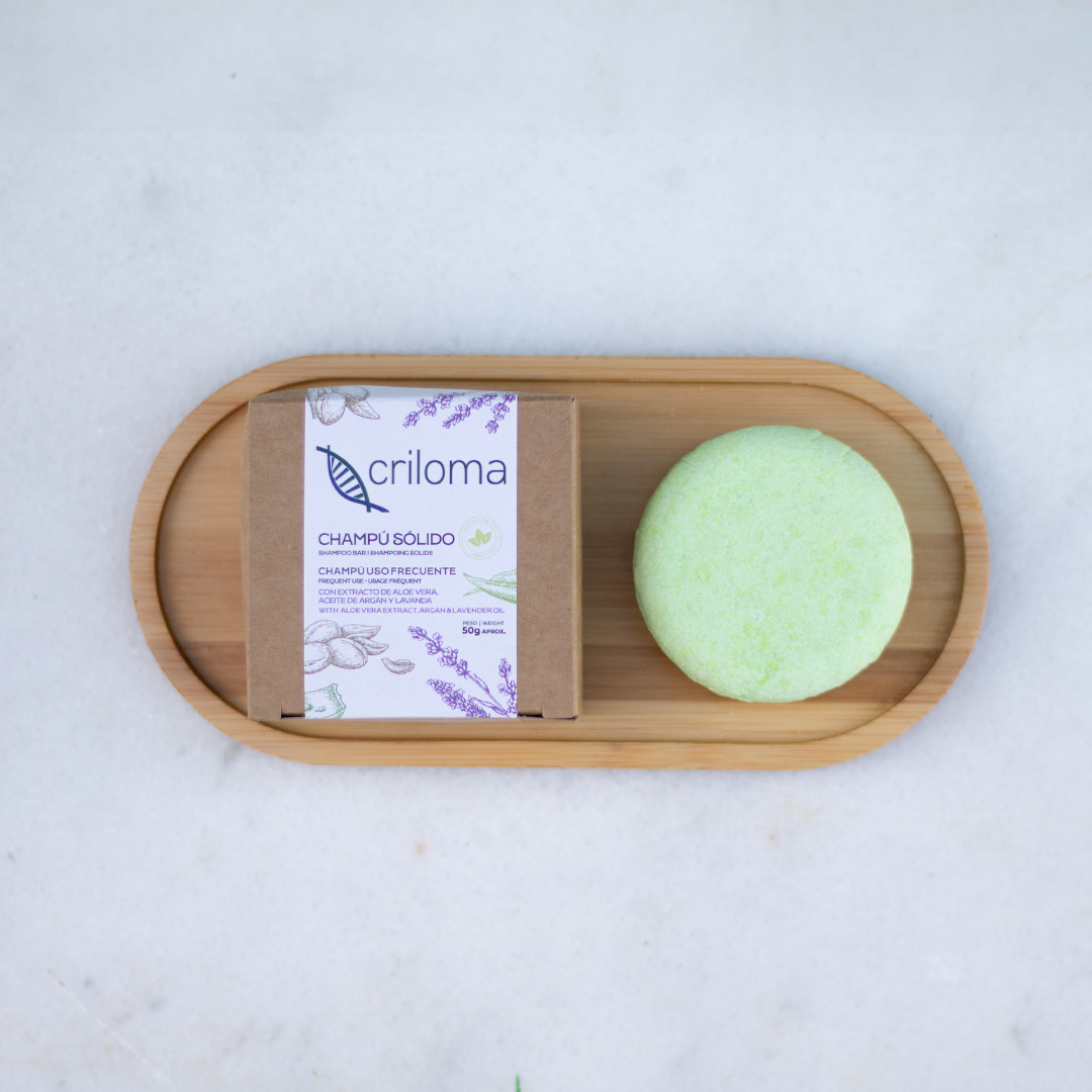 Champú sólido uso diario natural