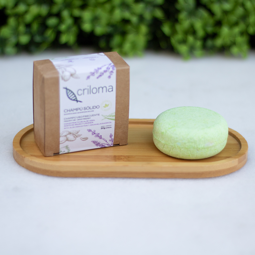 Champú sólido uso diario natural