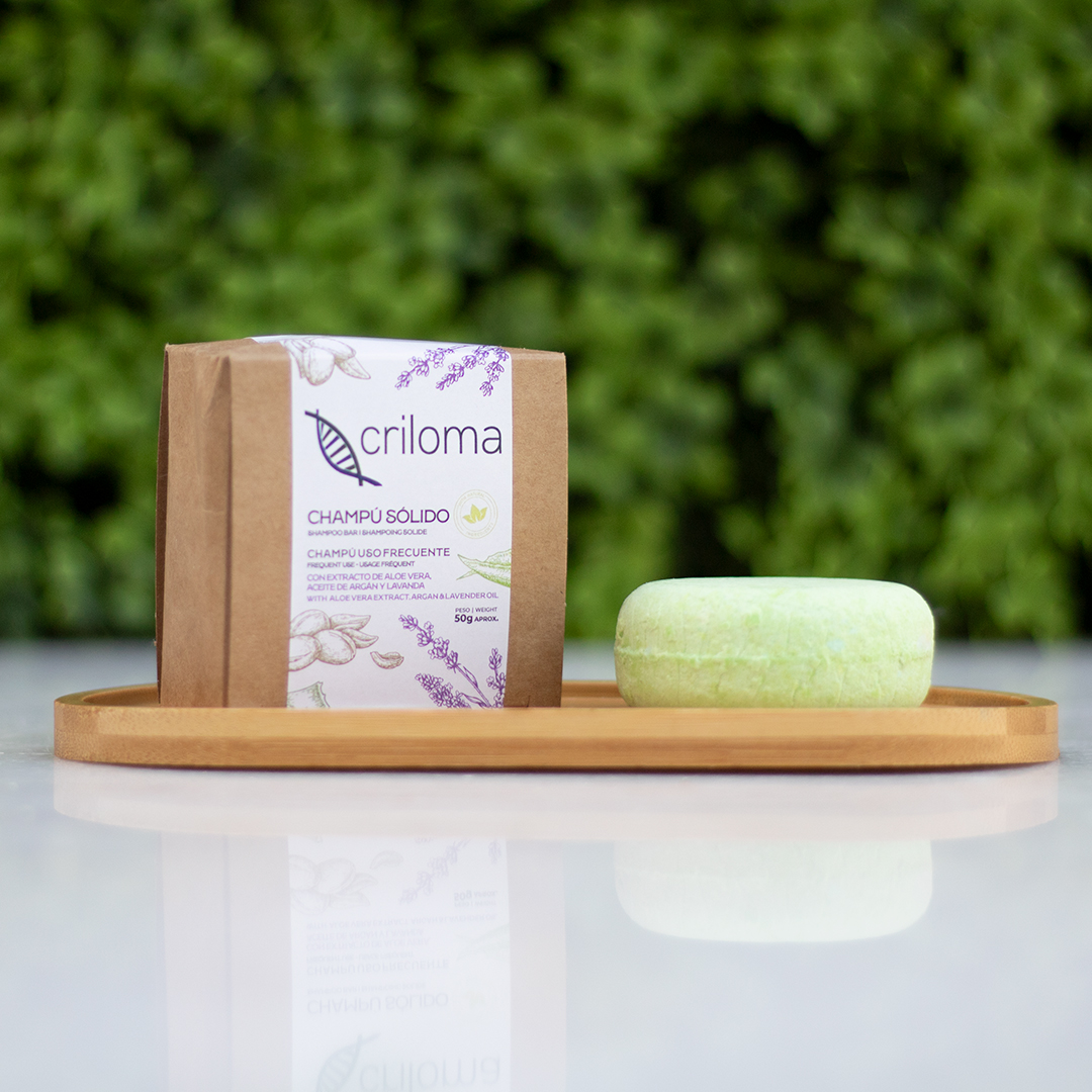 Champú sólido uso diario natural