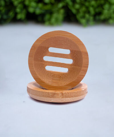 jabonera redonda bambú