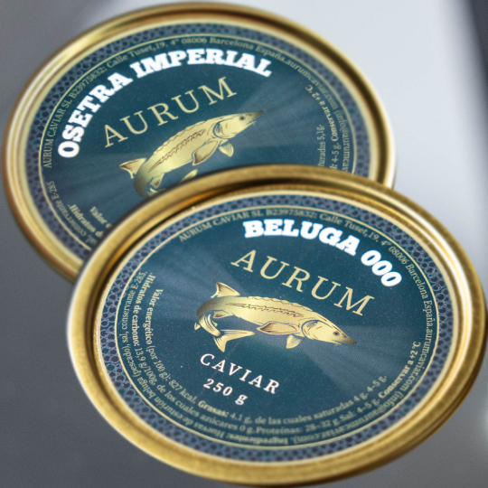 Caviar Beluga y Osetra imperial.