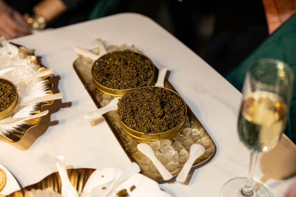 Caviar según el método tradicional iraní