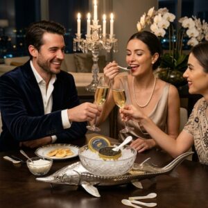 Cómo organizar una cata de caviar en casa